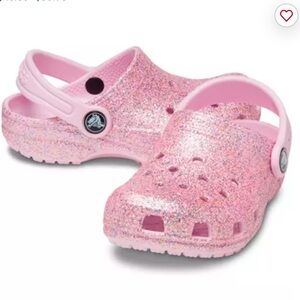 Sparkle glitter crocs kids croc